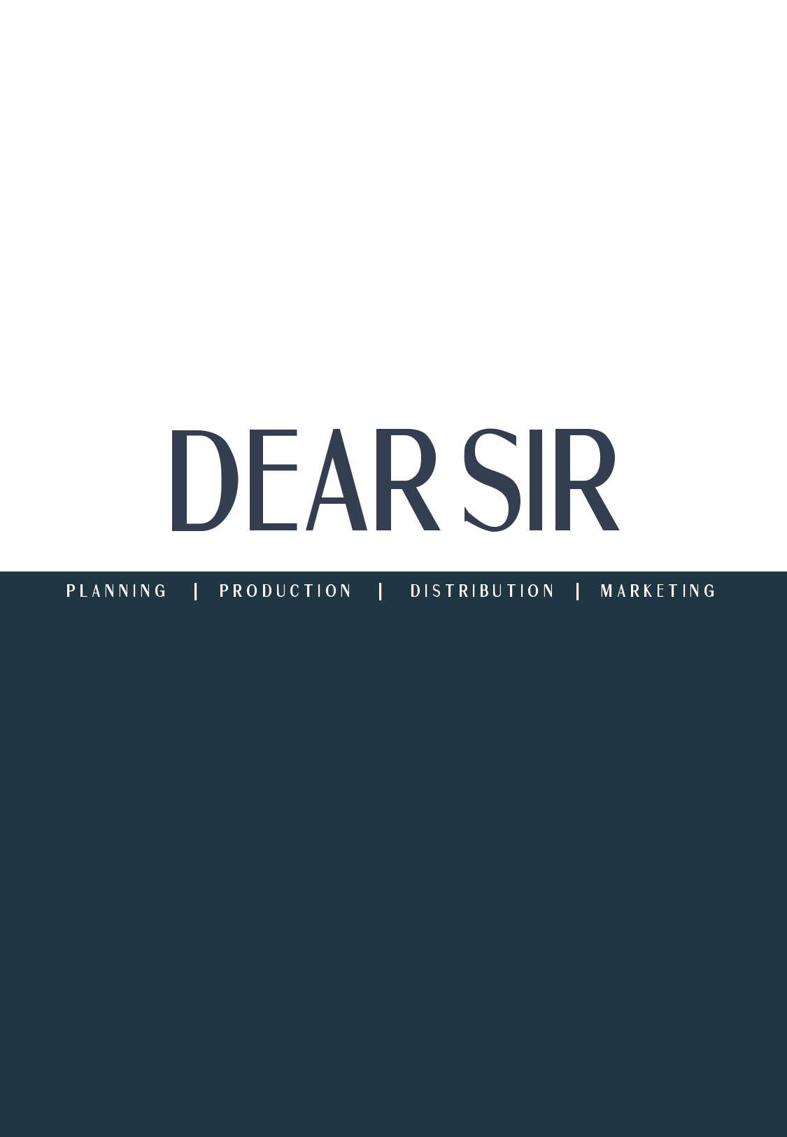 DEARSIR