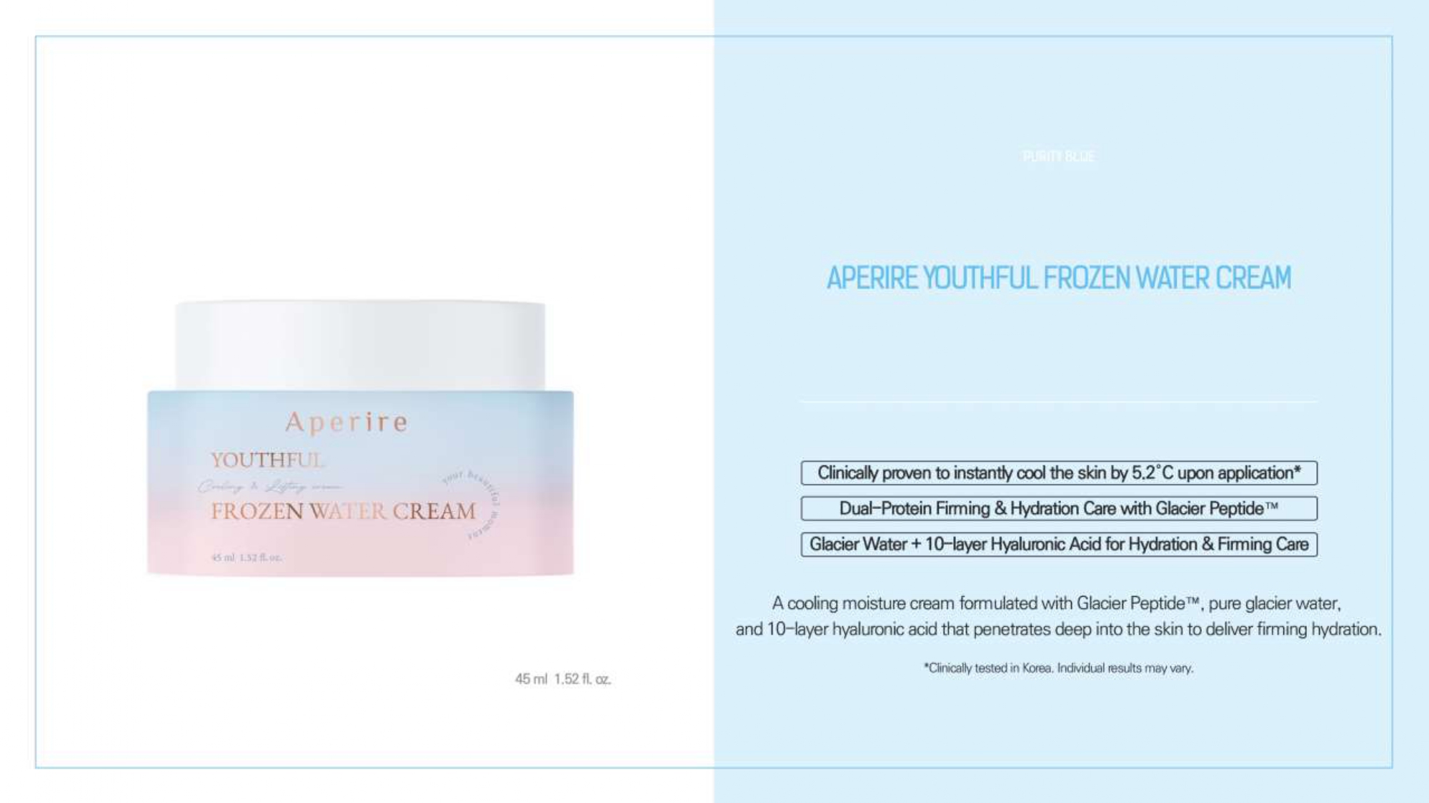 Aperire Youthful Frozen Water Cream