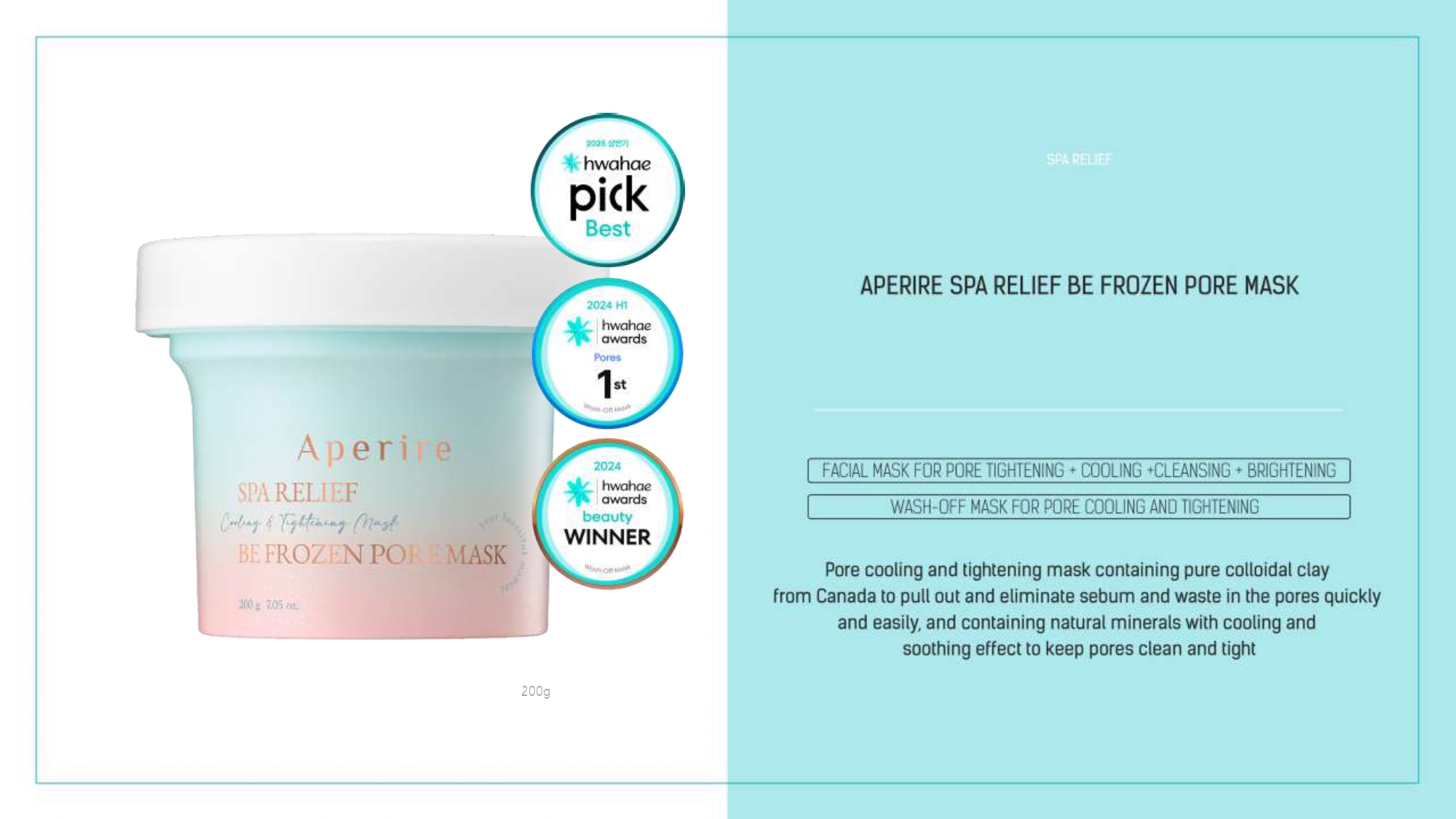 Aperire Be Frozen Pore Mask